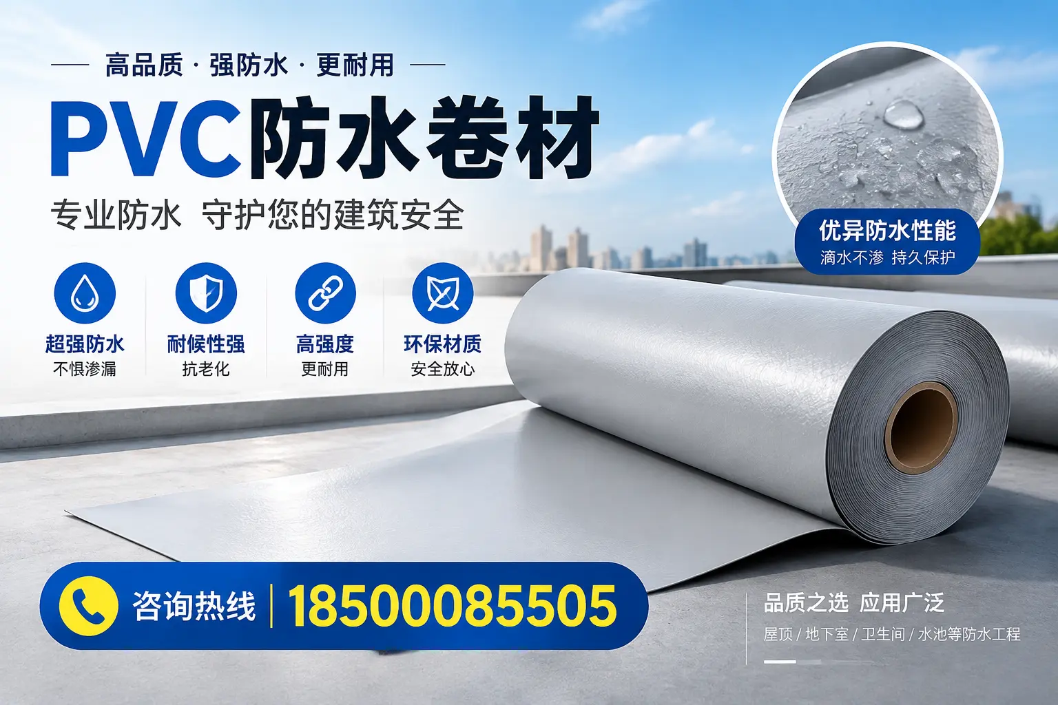 达州地区pvc防水卷材的市场现状与发展趋势